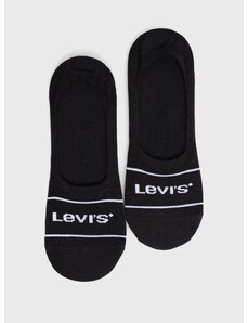 Čarape Levi's za muškarce, boja: crna, 37157.0769-black