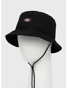 Pamučni šešir Dickies boja: crna, pamučni, DK0A4XXSBLK-BLACK