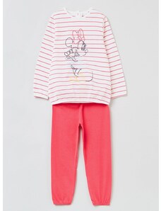 Dječja pamučna pidžama OVS X Disney boja: ružičasta, s uzorkom
