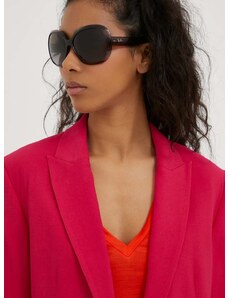 Sunčane naočale Ray-Ban za žene, boja: smeđa
