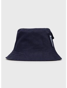 Pamučni šešir Champion boja: tamno plava, pamučni