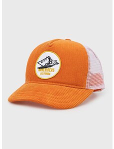 Kapa Superdry boja: narančasta, s aplikacijom
