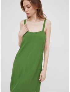 Haljina Sisley boja: zelena, mini, ravna