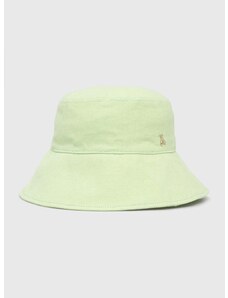 Pamučni šešir Patrizia Pepe boja: zelena, pamučni