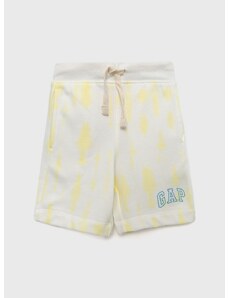 Dječje kratke hlače GAP boja: žuta, podesivi struk