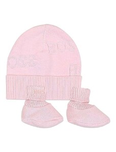 Pamučlni komplet za bebe BOSS boja: ružičasta