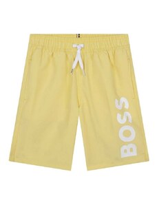 Dječje kratke hlače za kupanje BOSS boja: žuta