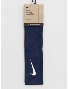 Traka za glavu Nike boja: tamno plava