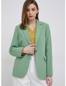Sako United Colors of Benetton boja: zelena, jednoredno zakopčavanje, bez uzorka