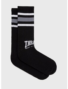 Čarape HUF X Trasher za muškarce, boja: crna