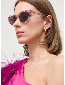Sunčane naočale Love Moschino za žene, boja: ružičasta