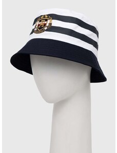 Pamučni šešir Tommy Hilfiger boja: tamno plava, pamučni