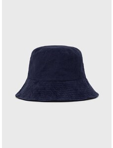 Pamučni šešir Sisley boja: tamno plava, pamučni