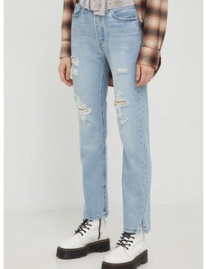Traperice Levi's 501 Jeans za žene, visoki struk