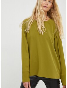 Bluza Tiger Of Sweden za žene, boja: zelena, glatka