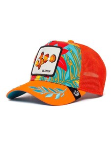 Kapa sa šiltom Goorin Bros boja: narančasta, s uzorkom