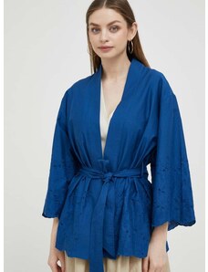 Kimono United Colors of Benetton boja: tamno plava