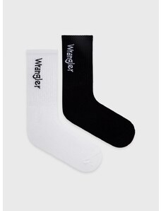 Čarape Wrangler za muškarce, boja: crna