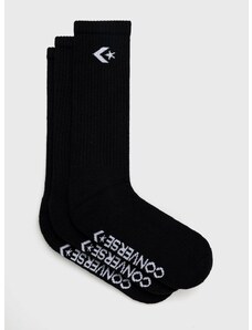 Čarape Converse za muškarce, boja: crna