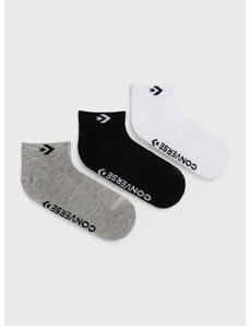 Čarape Converse boja: siva