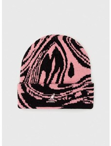 Kapa Kangol boja: ružičasta, od debele pletenine