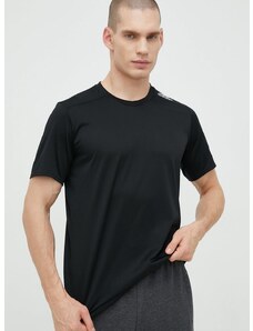Majica kratkih rukava za trčanje adidas Performance Designed For Running boja: crna, jednobojni model