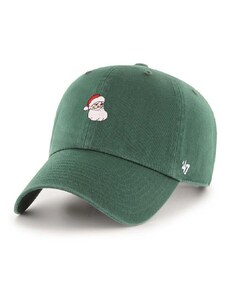 Pamučna kapa 47 brand boja: zelena, s aplikacijom