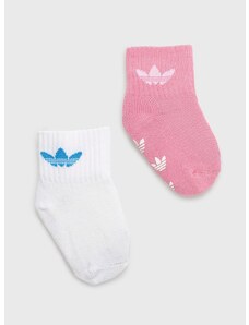 Dječje čarape adidas Originals boja: ružičasta