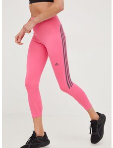 Tajice za trčanje adidas Performance Run Icons za žene, boja: ružičasta, s tiskom