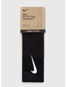 Traka za glavu Nike boja: crna