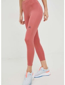 Tajice za trčanje adidas Performance Run Icons za žene, boja: narančasta, glatki materijal
