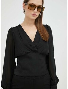 Bluza Morgan za žene, boja: crna, s uzorkom