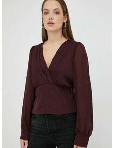 Bluza Morgan za žene, boja: bordo, glatka