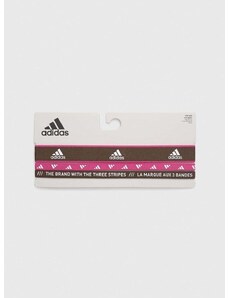 Trake za glavu za trening adidas Performance 3-pack boja: ružičasta