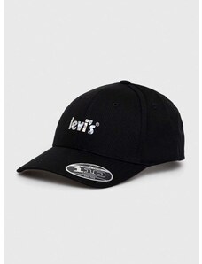 Kapa sa šiltom Levi's boja: crna, s tiskom