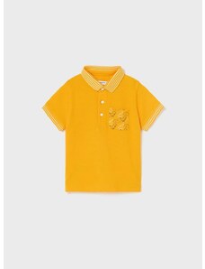 Dječja polo majica Mayoral boja: žuta, s tiskom