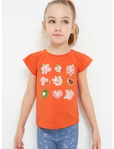 Dječja majica kratkih rukava Mayoral boja: narančasta