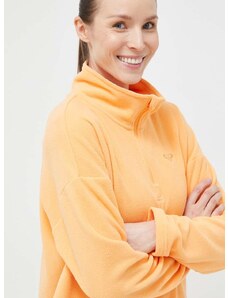 Sportska dukserica Roxy Tech za žene, boja: narančasta, glatka