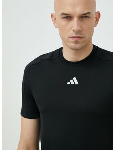 Majica kratkih rukava za trening adidas Performance Workout Entry boja: crna, jednobojni model