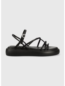 Kožne sandale Vagabond Shoemakers Blenda za žene, boja: crna, s platformom, 5519.801.20