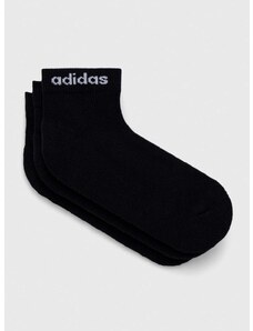 Čarape adidas 3-pack boja: crna IC1303