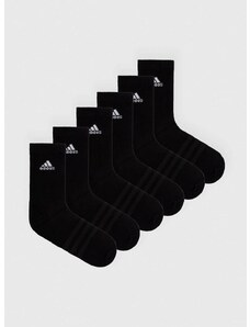 Čarape adidas 6-pack boja: crna IC1316