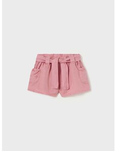 Kratke hlače za bebe Mayoral boja: ružičasta, glatki materijal