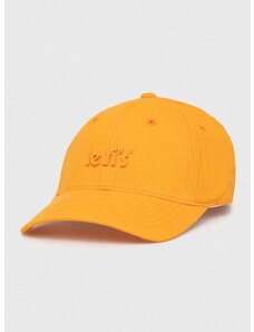 Kapa sa šiltom Levi's boja: narančasta, glatka