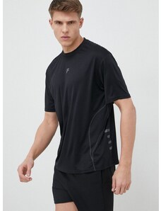 Majica kratkih rukava za trening Fila Ronchin boja: crna, glatki model
