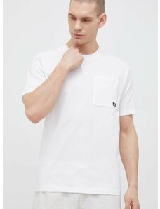 Pamučna majica New Balance boja: bijela, glatki model