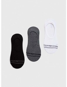 Čarape Abercrombie & Fitch 3-pack za muškarce, boja: siva