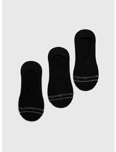 Čarape Abercrombie & Fitch 3-pack za muškarce, boja: crna
