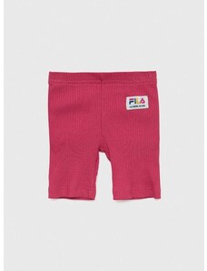Dječje kratke hlače Fila boja: ružičasta, s aplikacijom