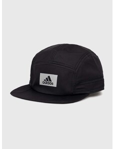 Kapa sa šiltom adidas boja: crna, s tiskom